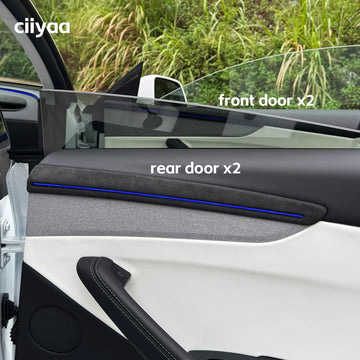 ciiyaa Alcantara Door Trim for Tesla Model Y(25-26)