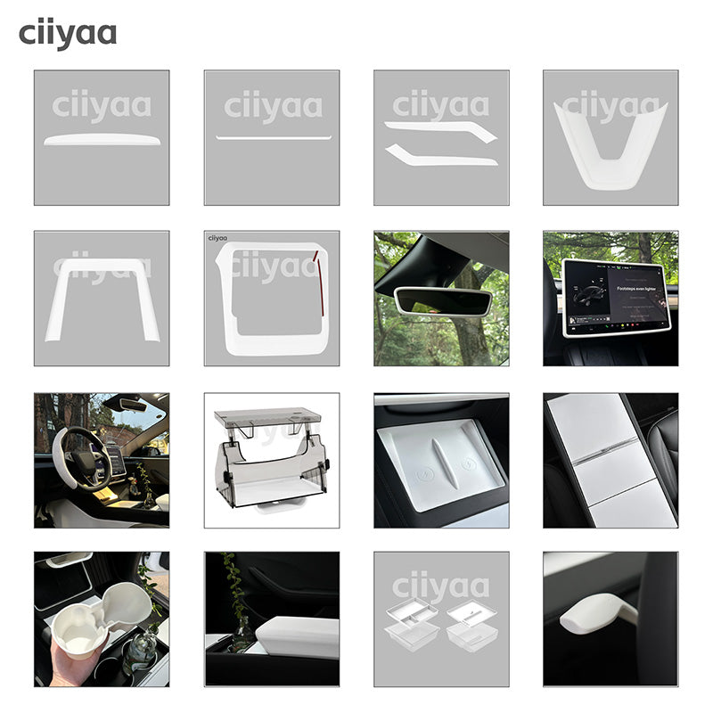 ciiyaa Soft Rearview Mirror for Tesla Model 3(18-26) / Y(20-26) / YL(25-26)