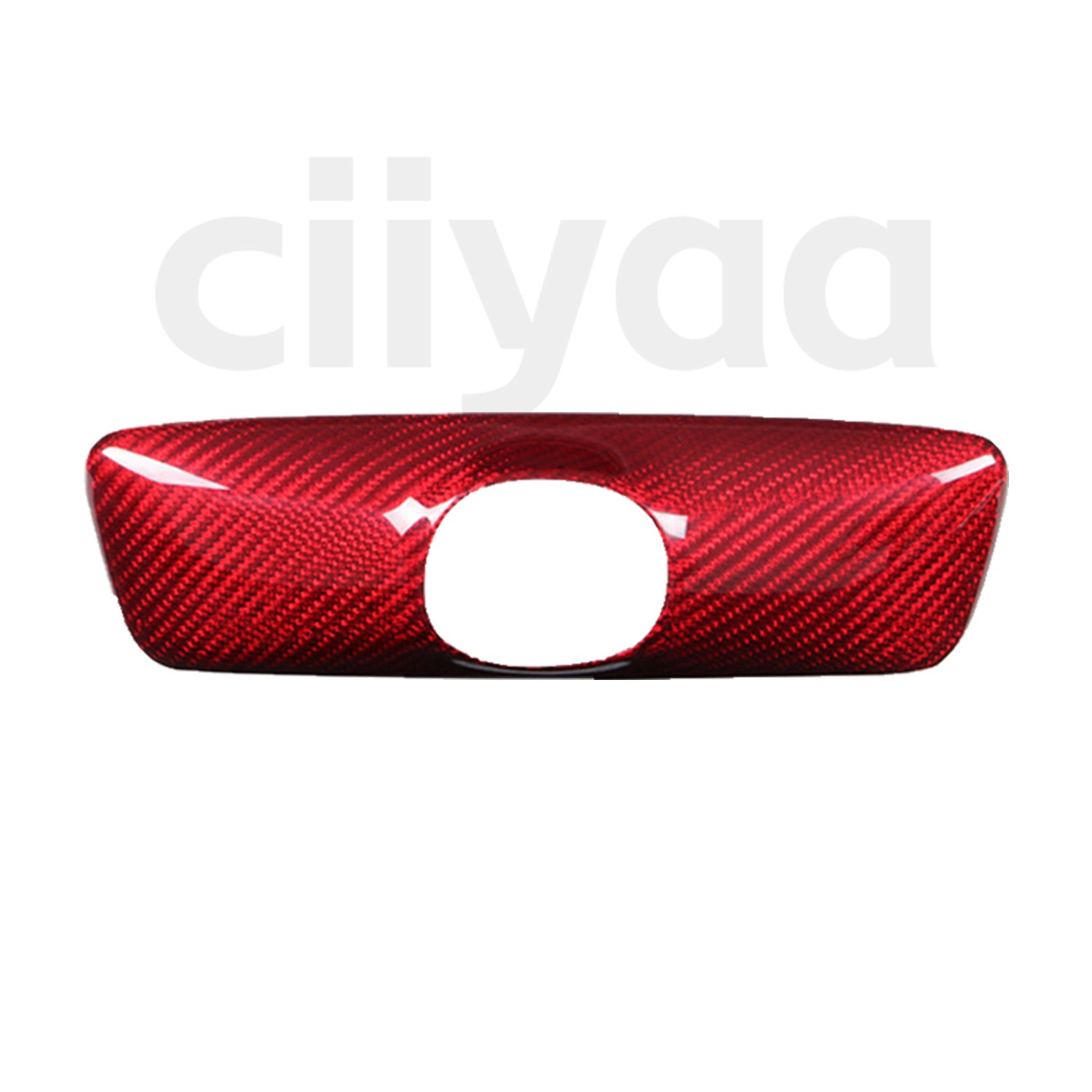 Carbon Fiber Interior Rearview Mirror Cover for Tesla Model 3 Highland 2025 2024