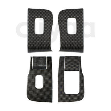 ciiyaa Carbon Fiber Window & Door Button Cover for Tesla Model 3 (24-26) / Y (25-26) / YL (25-26)