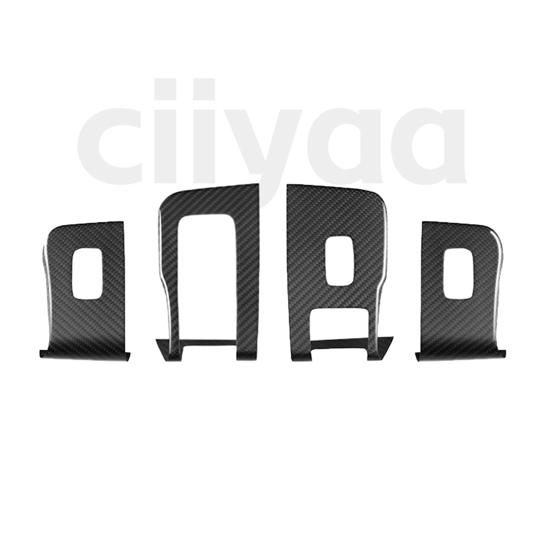 Carbon Fiber Window & Door Button Cover for Tesla Model 3 Highland 24+