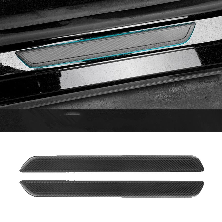 Carbon Fiber Door Sill Protector for Tesla Model Y Juniper 2025