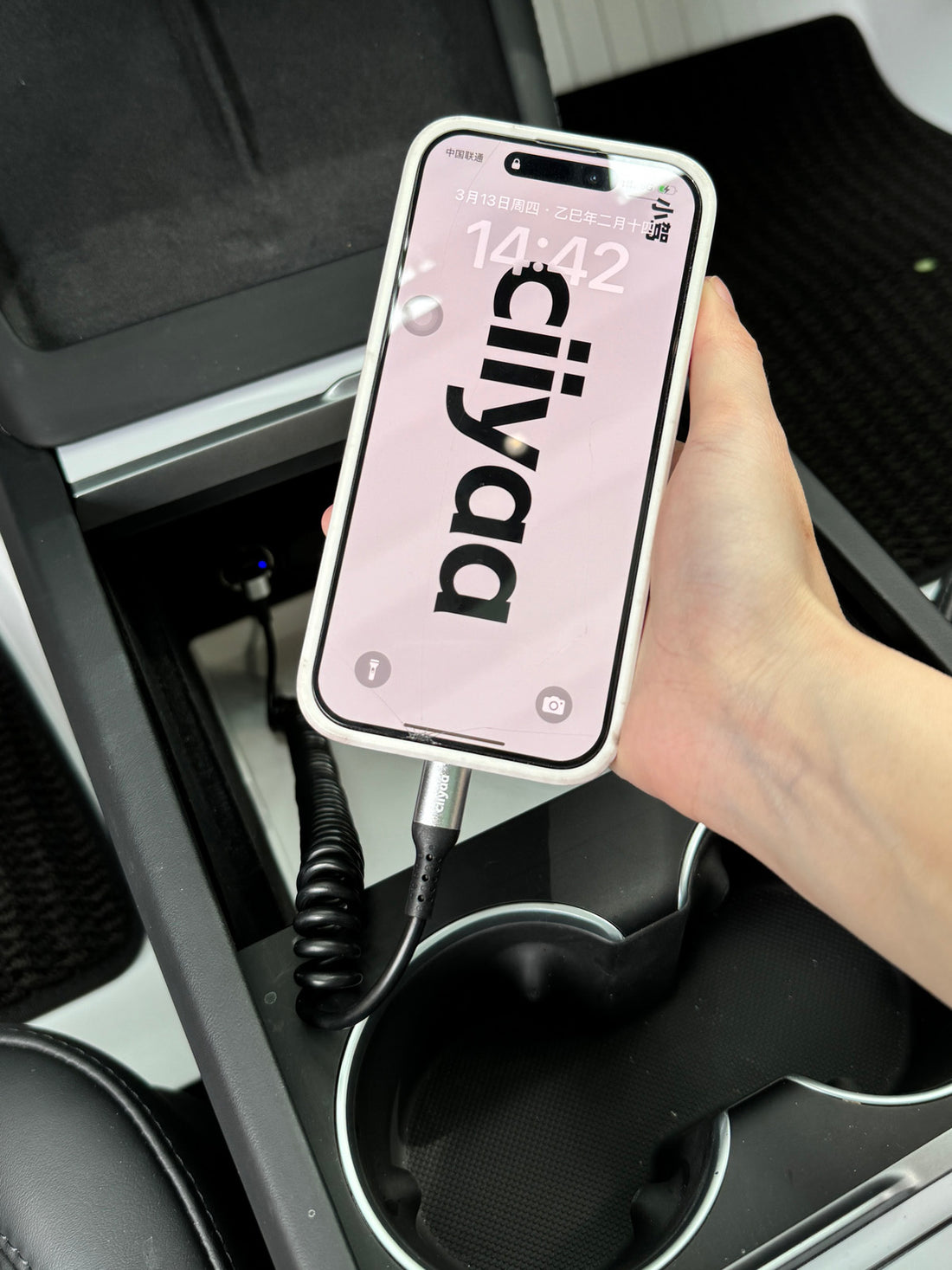 ciiyaa Coiled Right Angle USB C Cable
