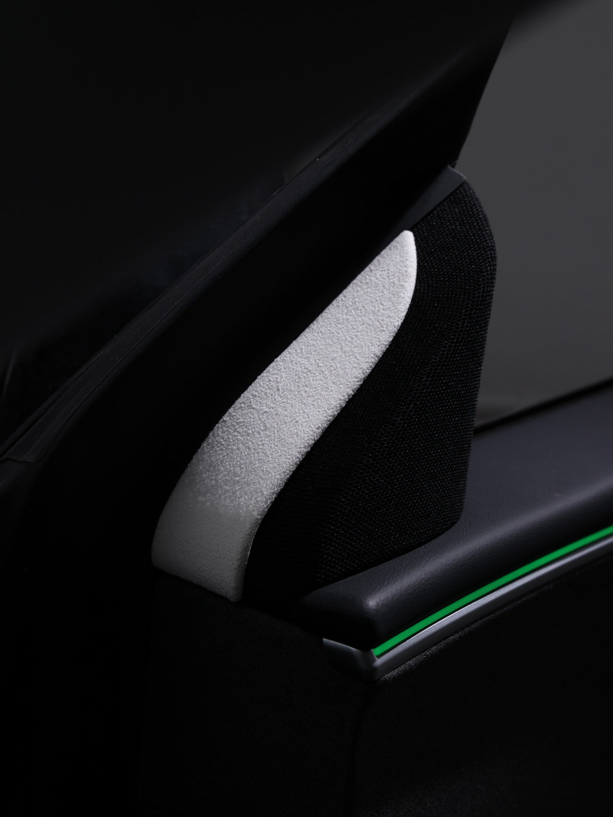 CiyaSuede Front Door Speaker Trim for Tesla Model 3 Highland 2025 2024