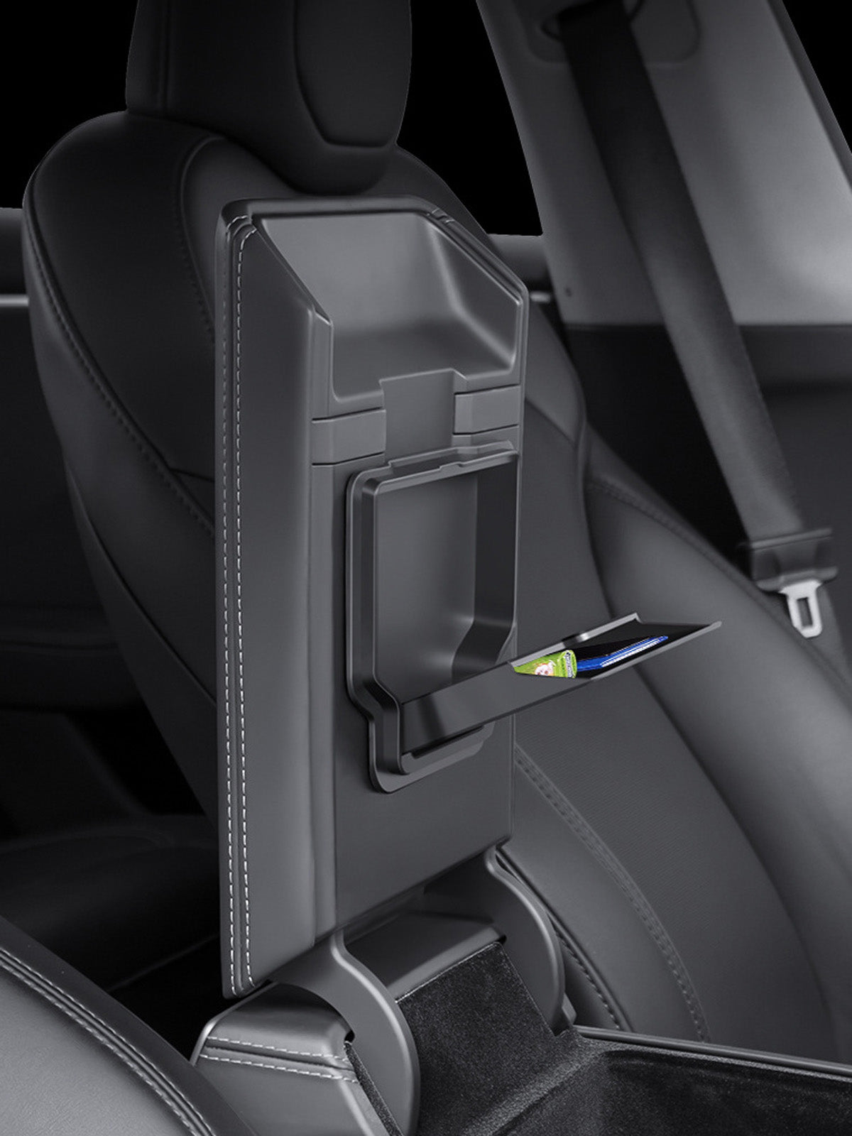 One-Touch Hidden Storage Box for Tesla Model 3(21-26) / Y(20-26)