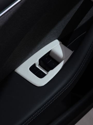 ciiyaa CiyaSuede Window Button Cover for Tesla Model Y Juniper 25+