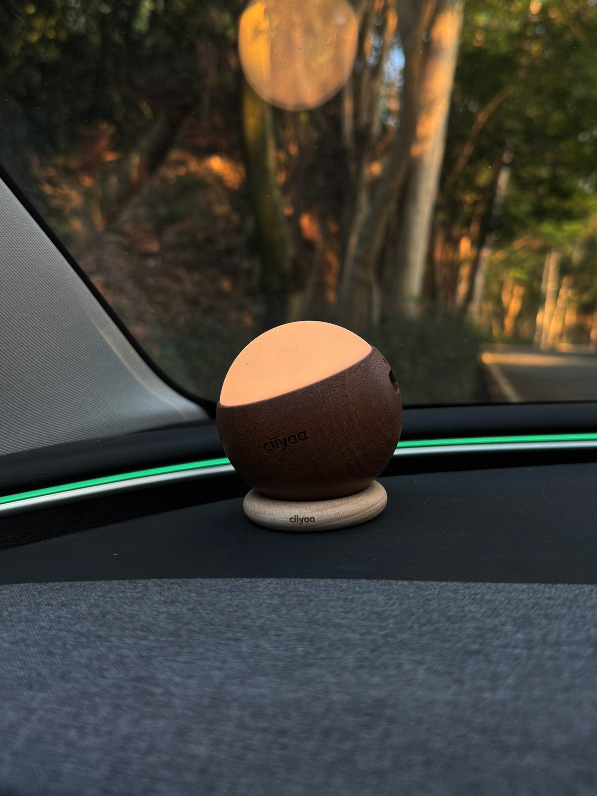 ciiyaa Nature Wood Decor Llight - Ball