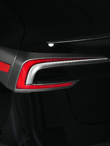 ciiyaa Carbon Fiber Car Tail Light Cover for Tesla Model 3 Highland 24+