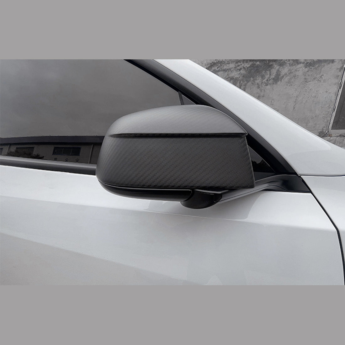 Carbon Fiber Rearview Mirror Cover for Tesla Model Y Juniper 25+