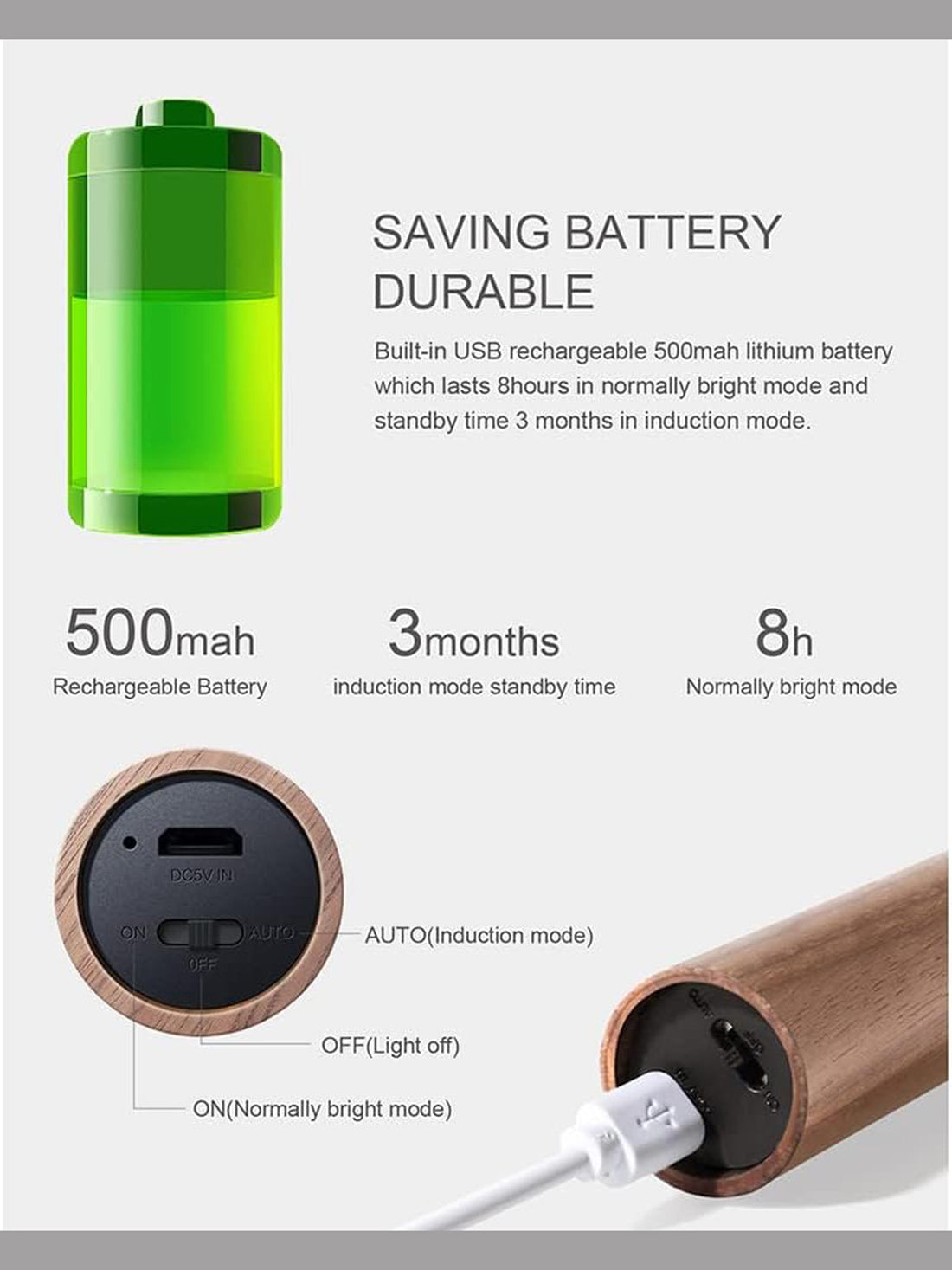 Nature Wood Decor Llight - Stick