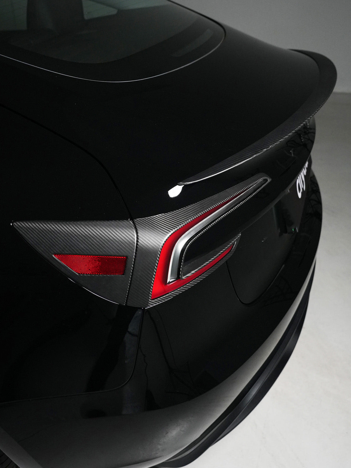 ciiyaa Carbon Fiber Car Tail Light Cover for Tesla Model 3 Highland 24+