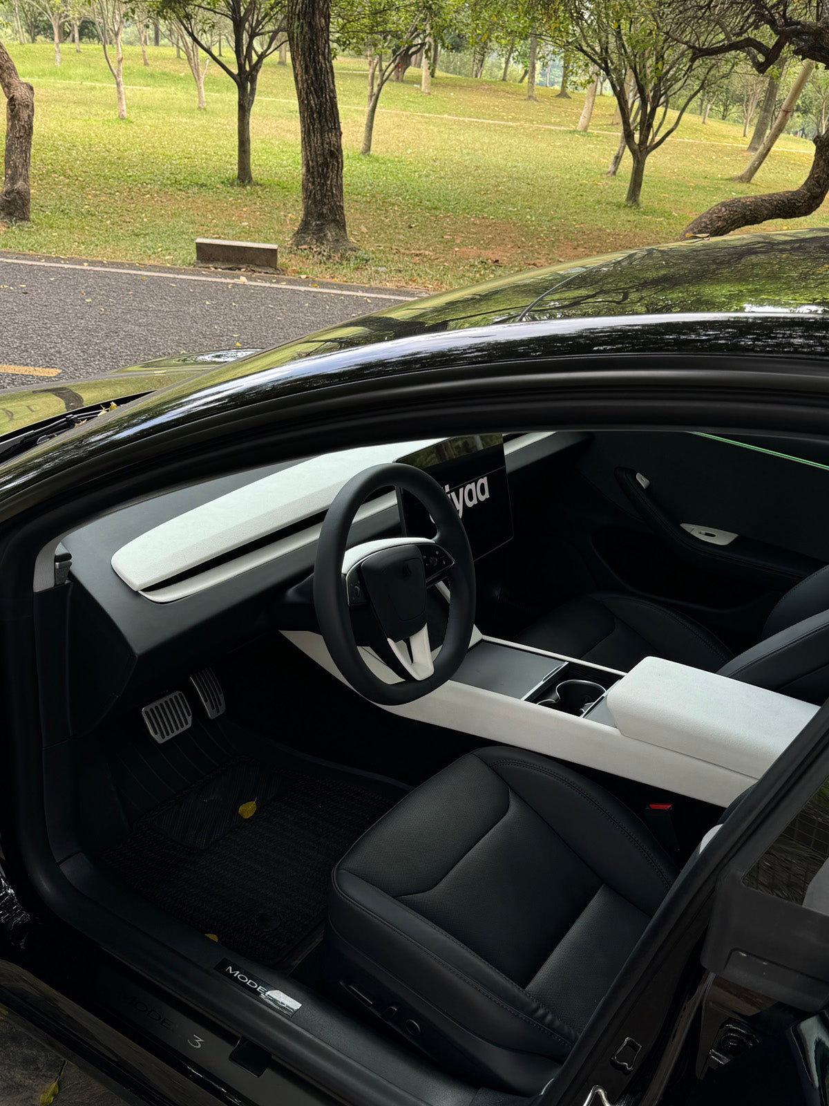 CiyaSuede Dashboard Vent Trim for Tesla Model 3 Highland 24+ / Y Juniper 25+