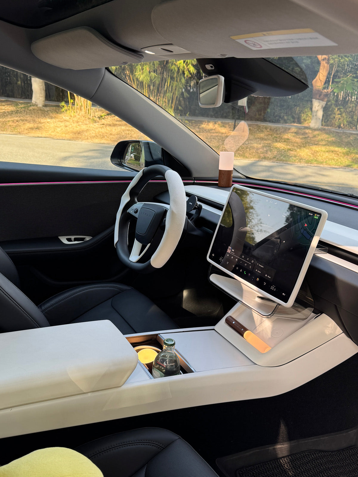 Silicone Steering Wheel Cover for Tesla Model 3(18-26) / Y(20-26)