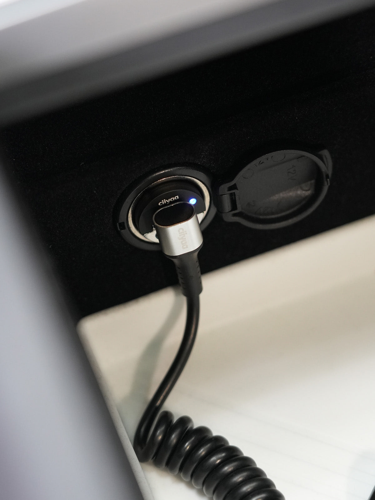 ciiyaa Coiled Right Angle USB C Cable