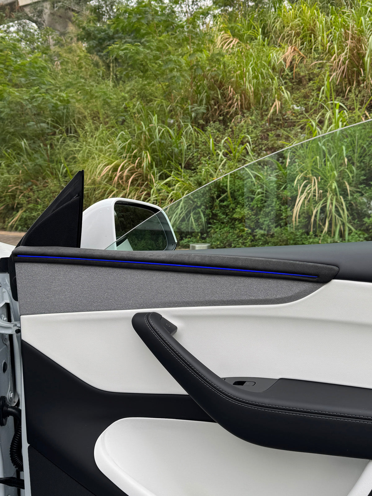 ciiyaa Alcantara Door Trim for Tesla Model Y(25-26)