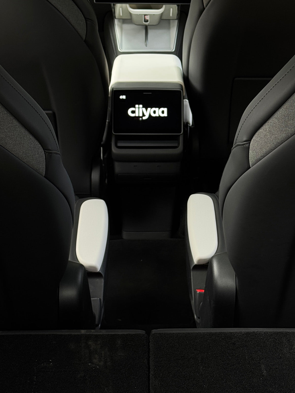 ciiyaa Rear Seats Soft Armrest Covers for Tesla Model YL(25-26)
