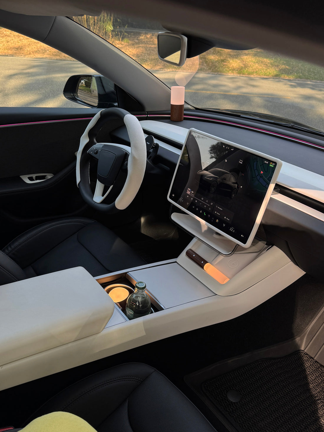 Soft Armrest Cover for Tesla Model 3(21-26) / Y(20-26)