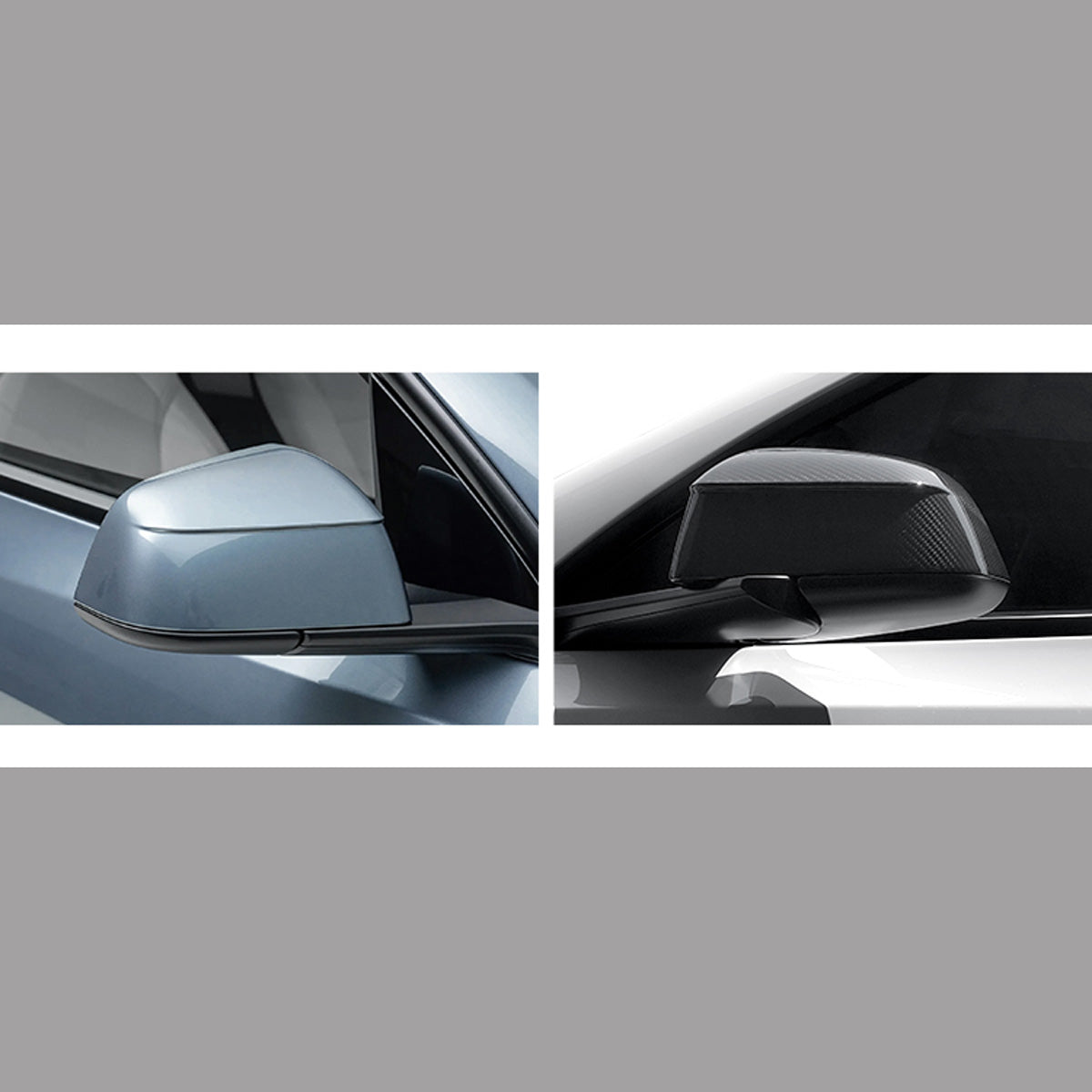 ciiyaa Carbon Fiber Rearview Mirror Cover for Tesla Model Y Juniper 25+