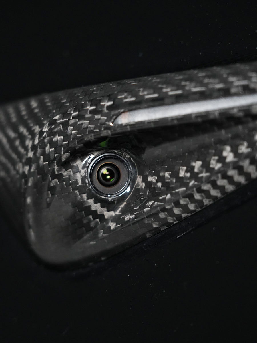 ciiyaa Carbon Fiber Side Camera Cover for Tesla Model 3 (21-26) / Y (20-26) / YL（25-26）