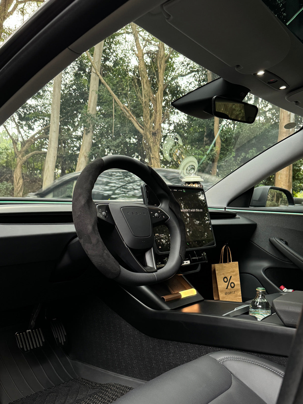 Silicone Steering Wheel Cover for Tesla Model 3(18-26) / Y(20-26)