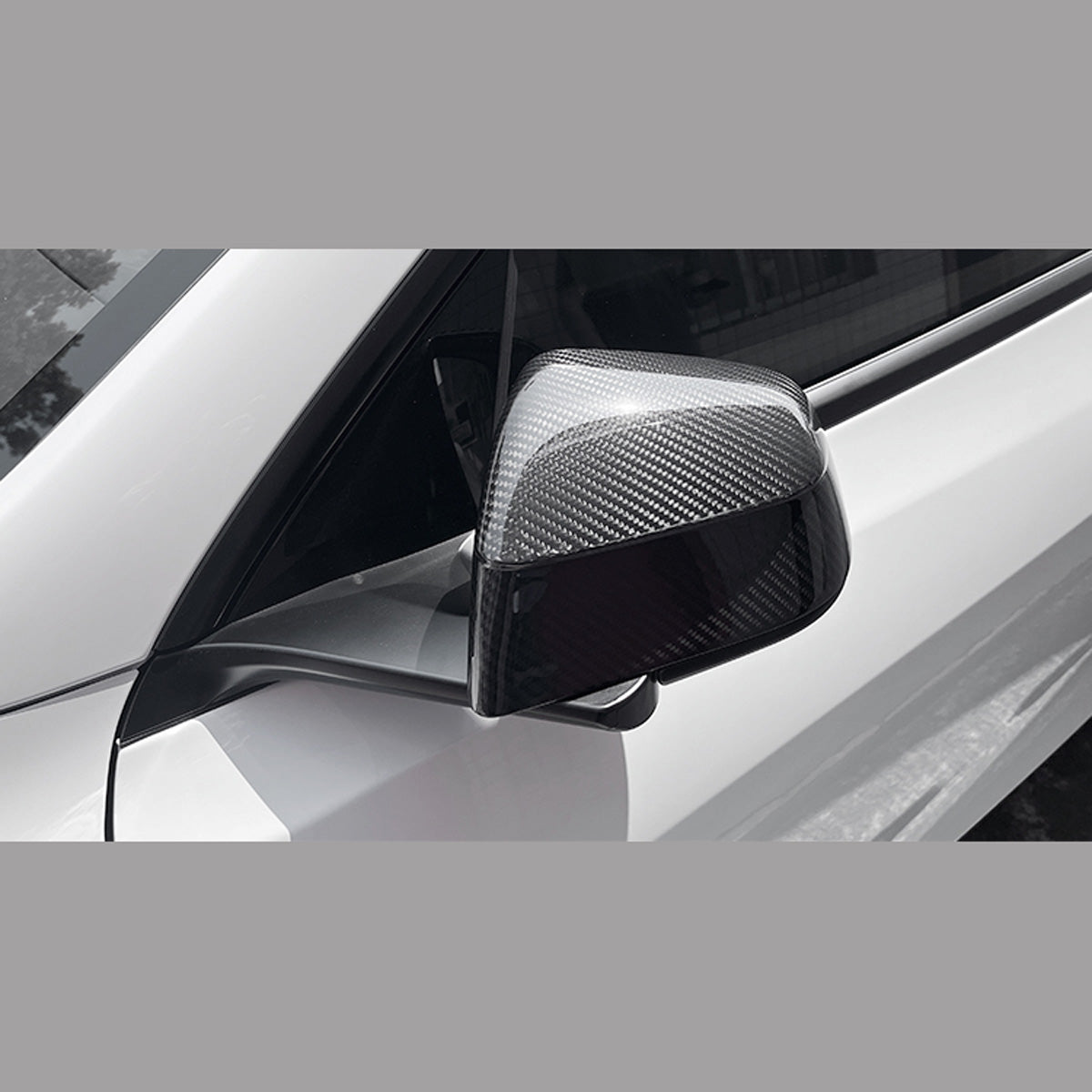 ciiyaa Carbon Fiber Rearview Mirror Cover for Tesla Model Y Juniper 25+