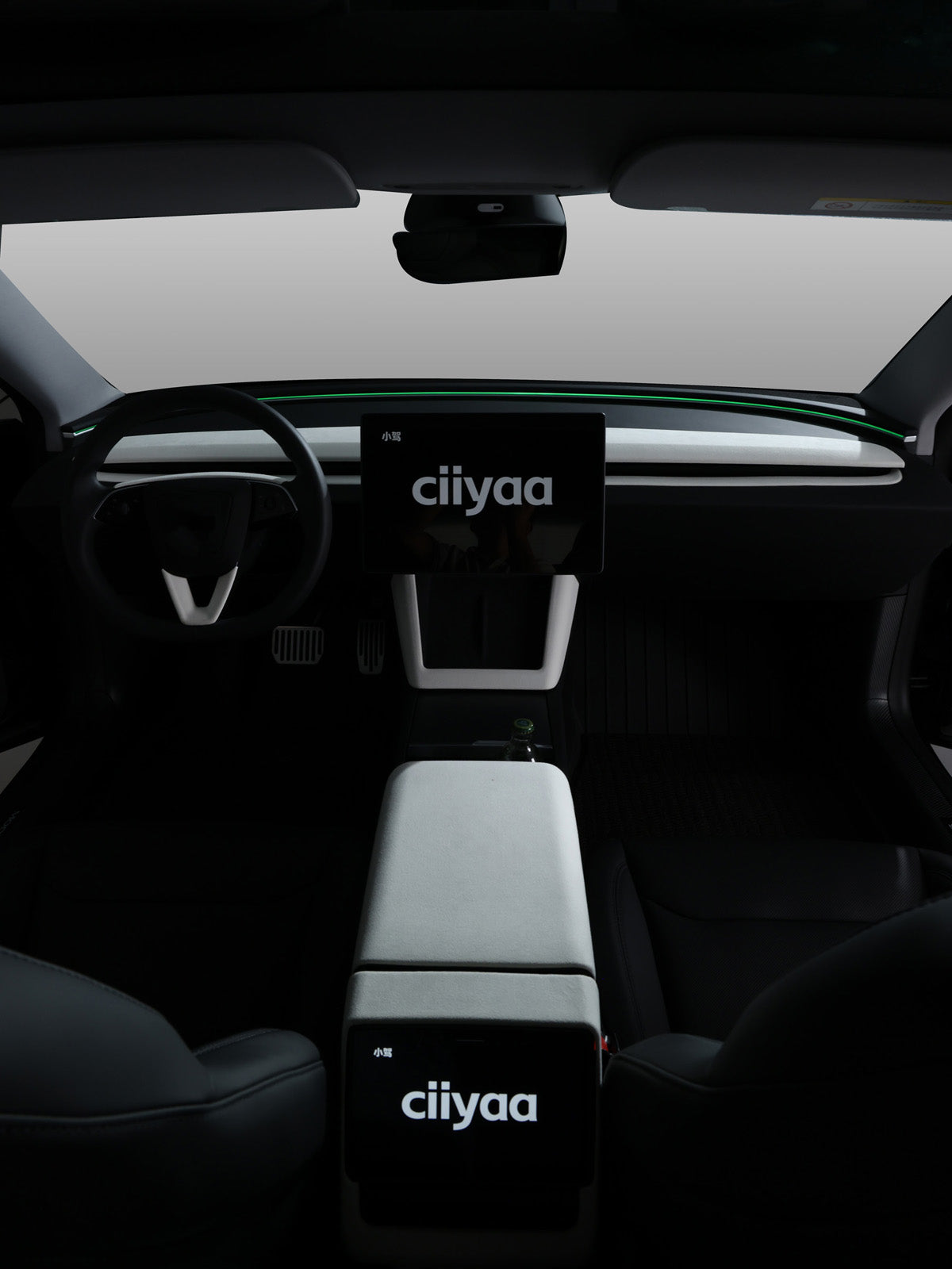 CiyaSuede Dashboard Vent Trim for Tesla Model 3 Highland 24+ / Y Juniper 25+