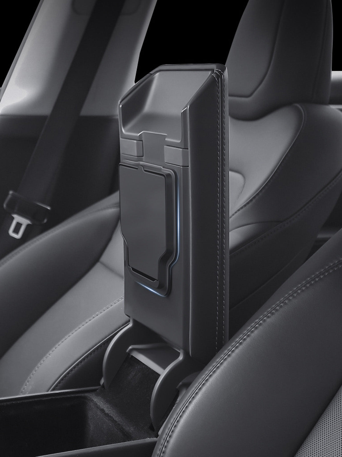 One-Touch Hidden Storage Box for Tesla Model 3(21-26) / Y(20-26)