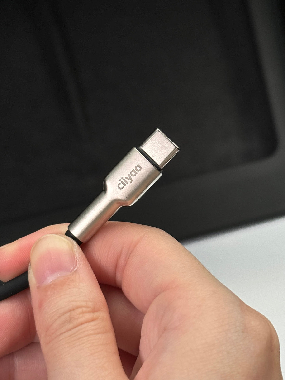 ciiyaa Soft Right Angle USB C Cable