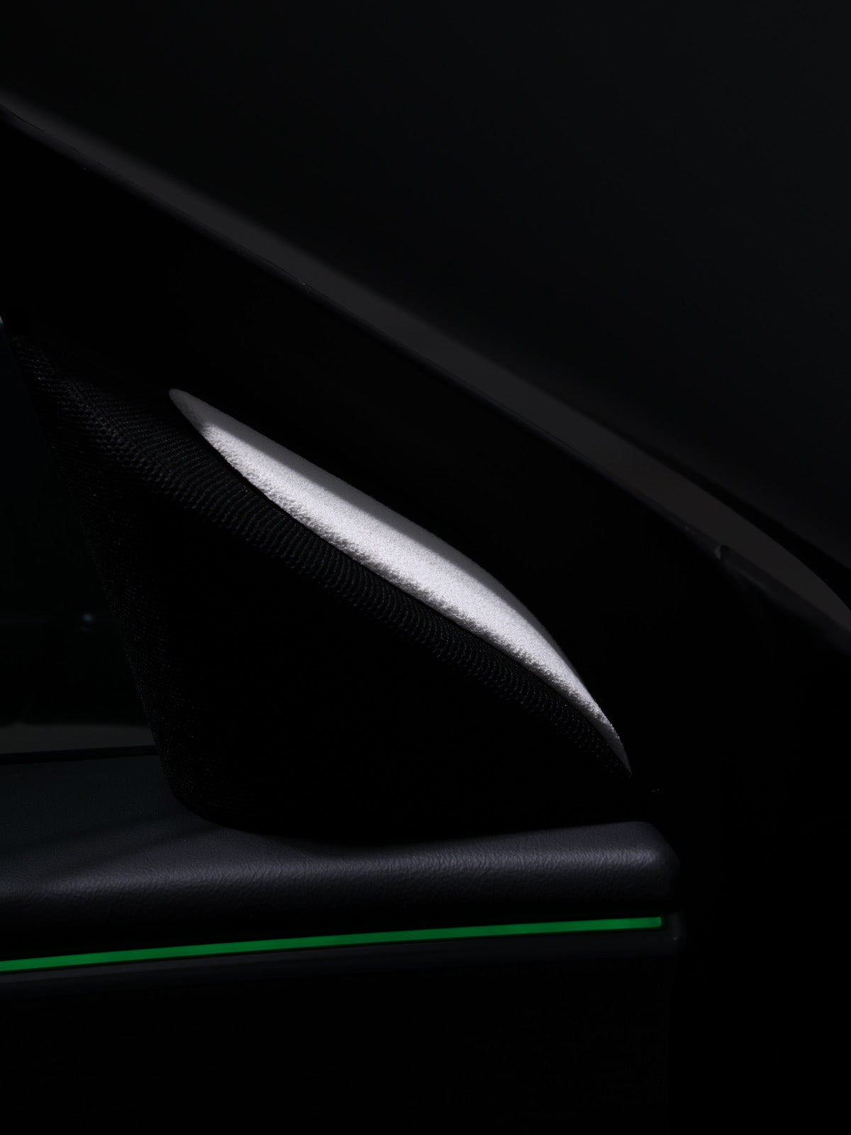 CiyaSuede Front Door Speaker Trim for Tesla Model 3 Highland 24+ / Y Juniper 25+