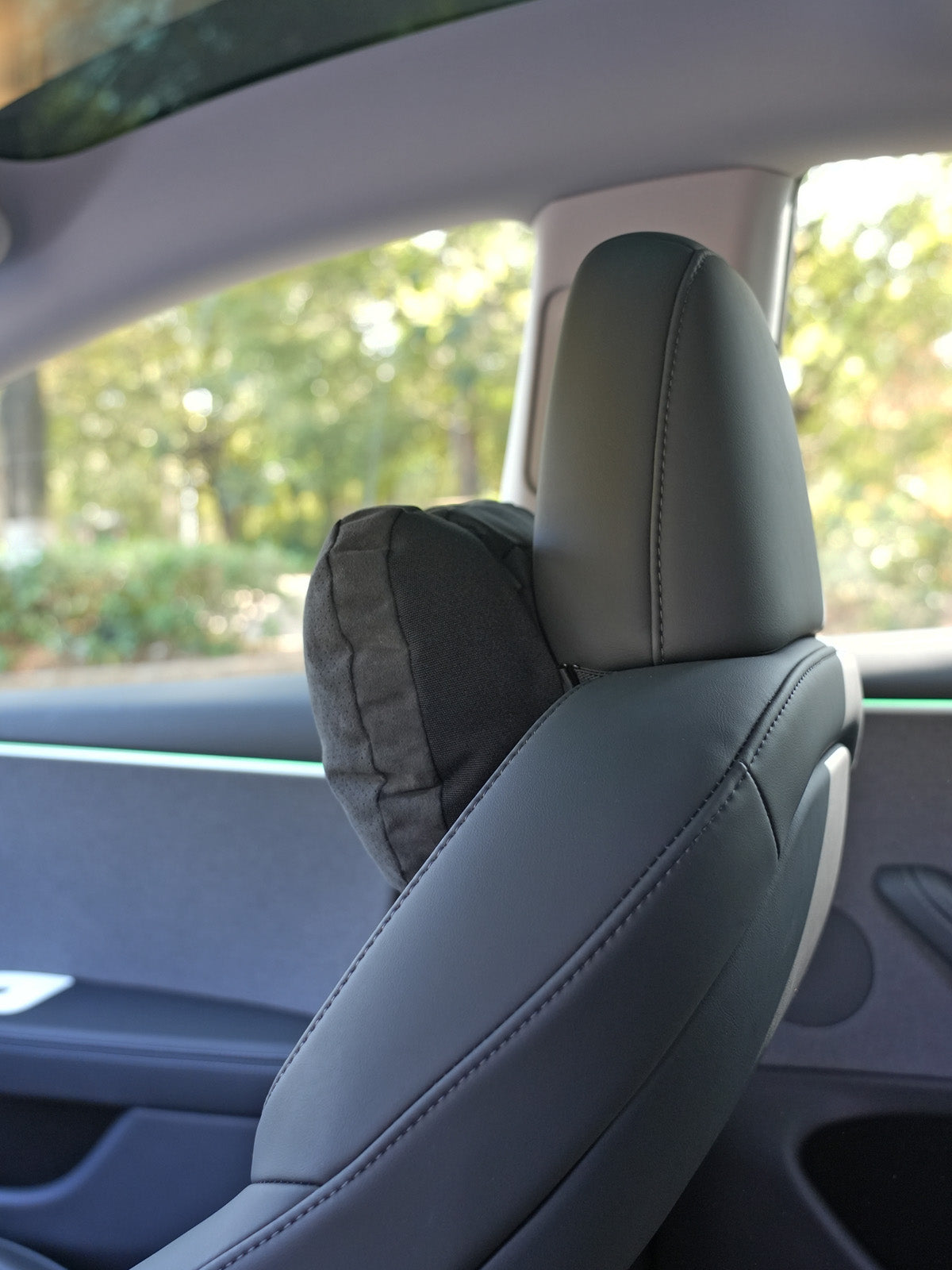 ciiyaa Alcantara Headrest Neck Pillow Lumbar Support