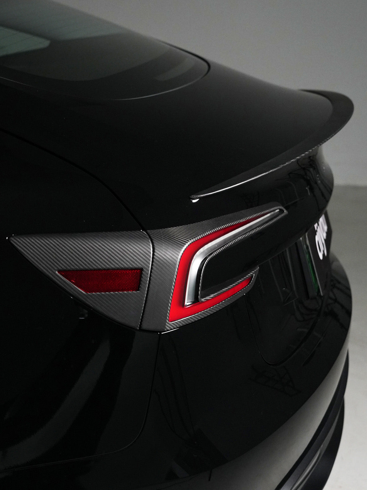 ciiyaa Carbon Fiber Car Tail Light Cover for Tesla Model 3 Highland 24+