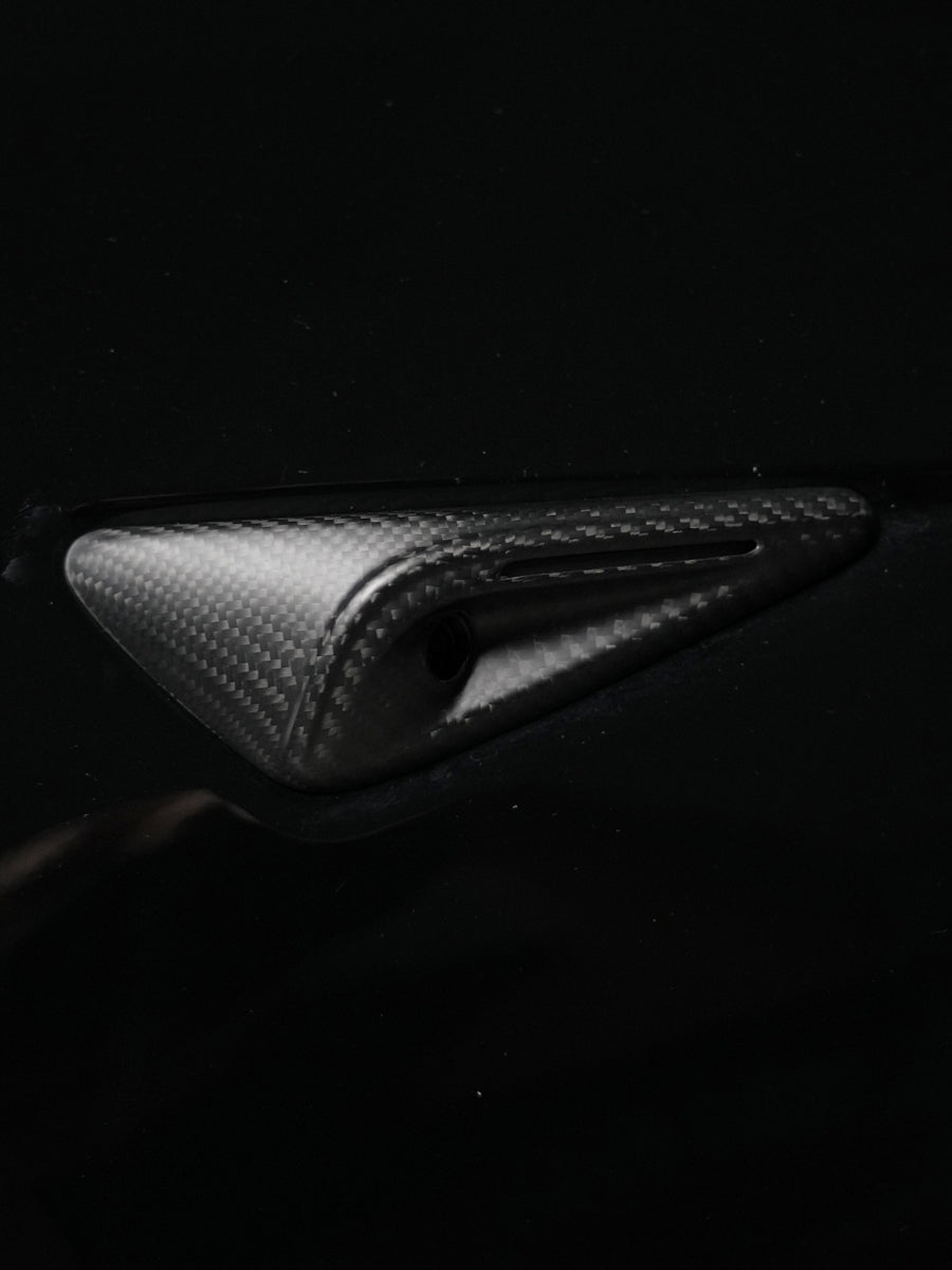 ciiyaa Carbon Fiber Side Camera Cover for Tesla Model 3 (21-26) / Y (20-26) / YL（25-26）