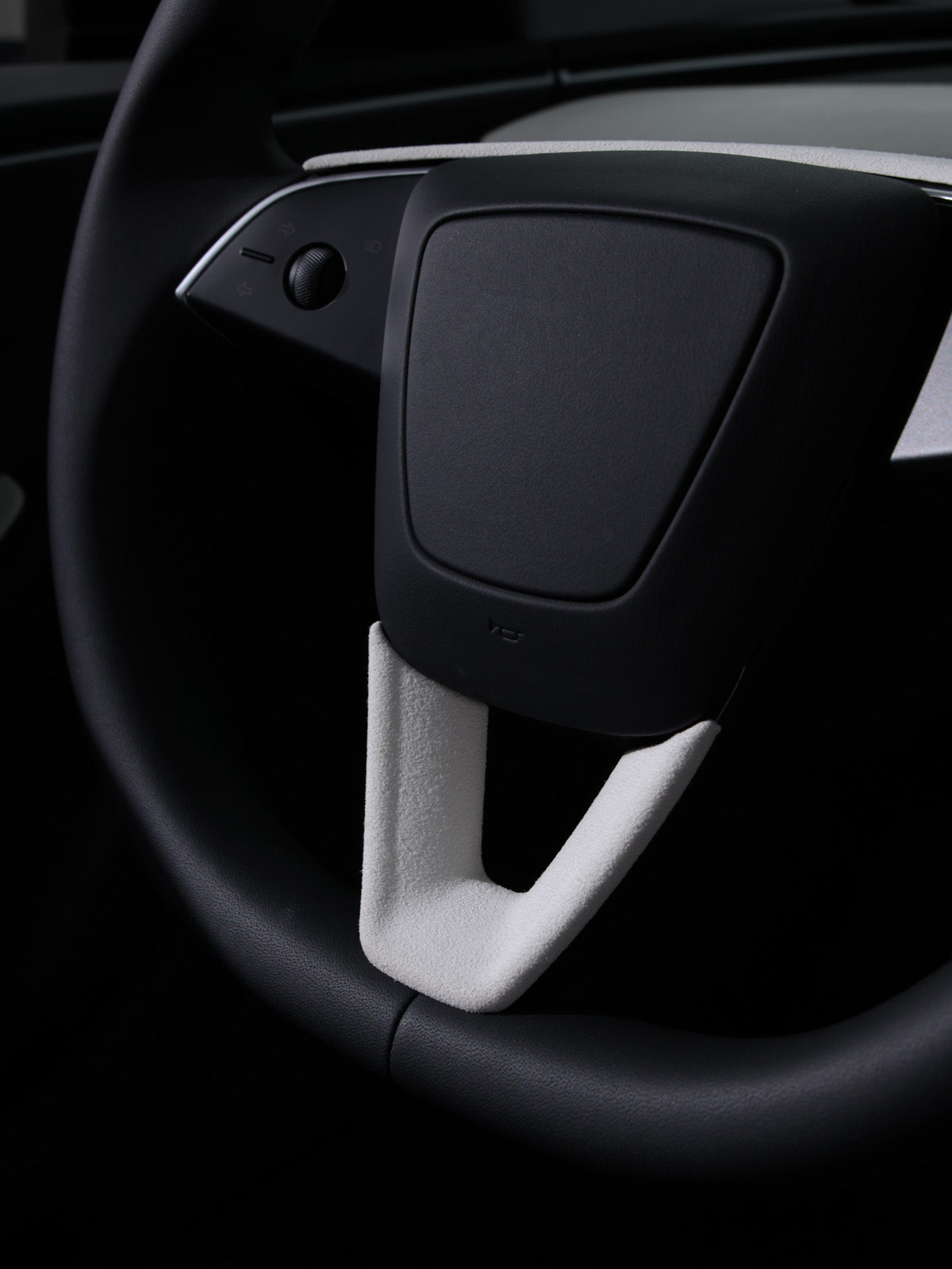 CiyaSuede Rear Air Outlet Cover Sticker for Tesla Model 3 Highland 24+ / Y Juniper 25+