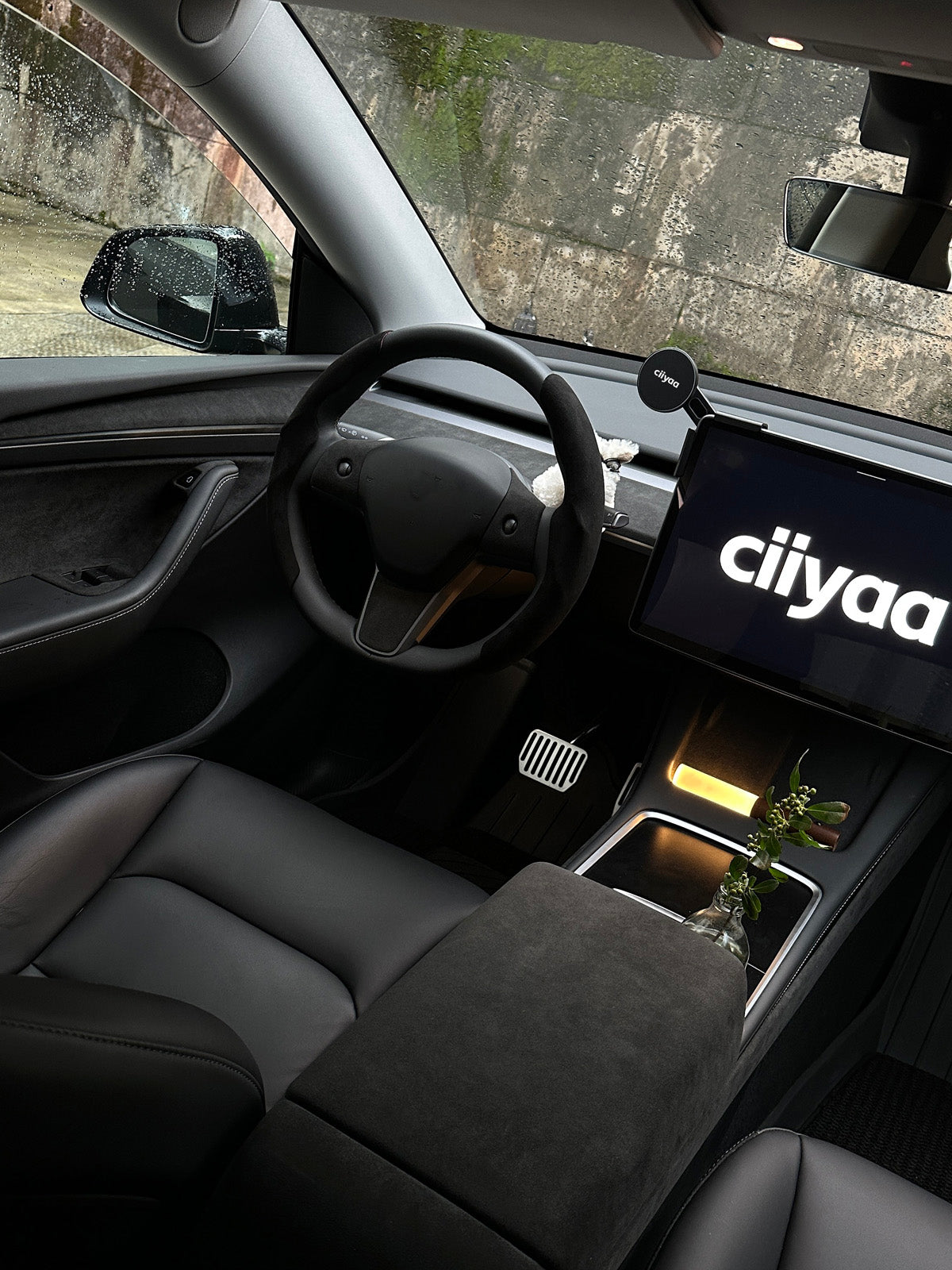 ciiyaa Alcantara Door Trim for Tesla Model Y(25-26)