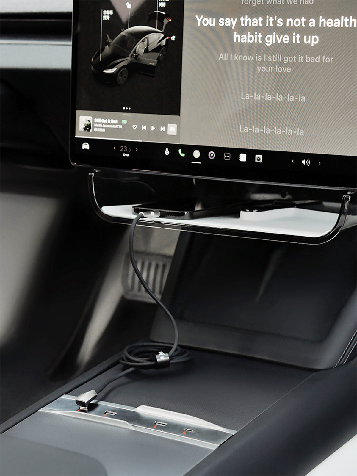 Under Screen Storage Box Pro for Tesla Model 3(21-26) / Y(20-26)