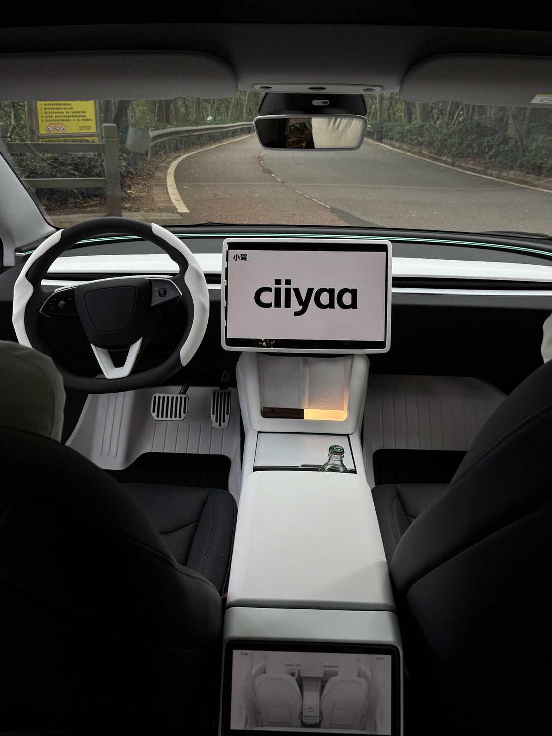 ciiyaa PureDeco Dashboard Vent Trim for Tesla Model 3 Highland 24+ / Y Juniper 25+ / YL(25-26)