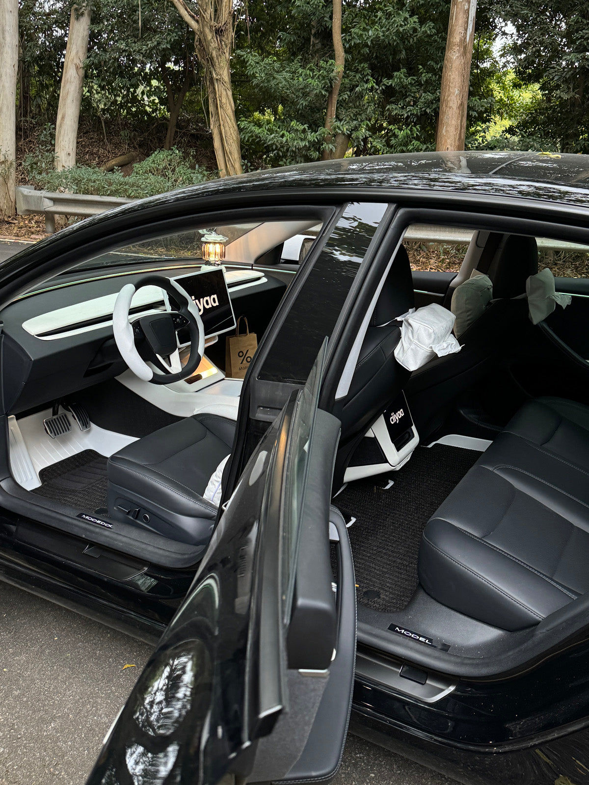 PureDeco Rear Air Outlet Cover for Tesla Model 3 Highland 24+ / Y Juniper 25+