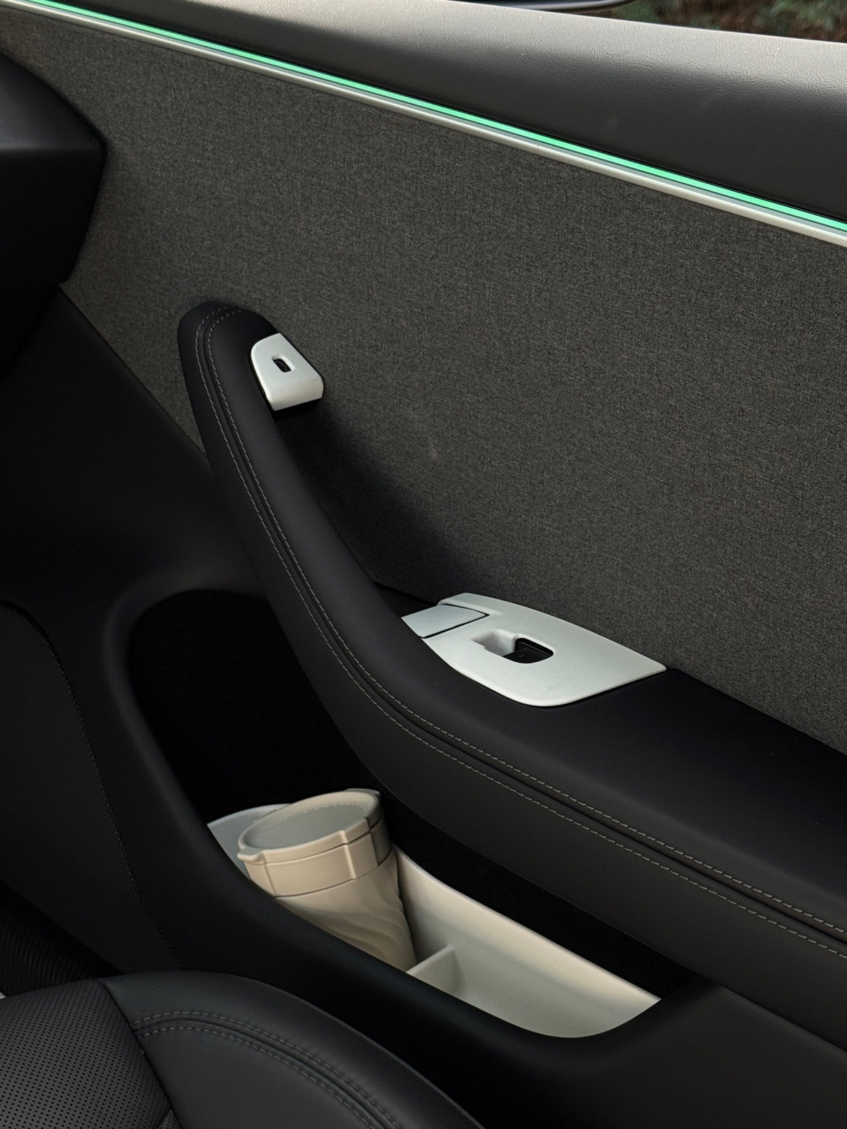 PureDeco Window Button Cover for Tesla Model Y Juniper 25+