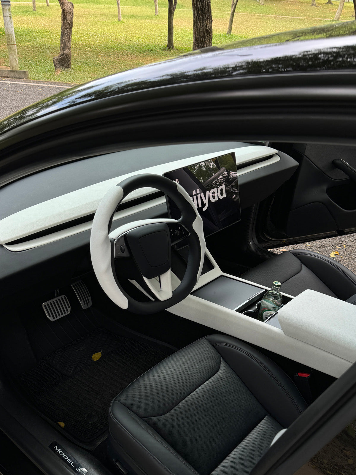 PureDeco Dashboard Cover for Tesla Model 3 Highland 2025 2024