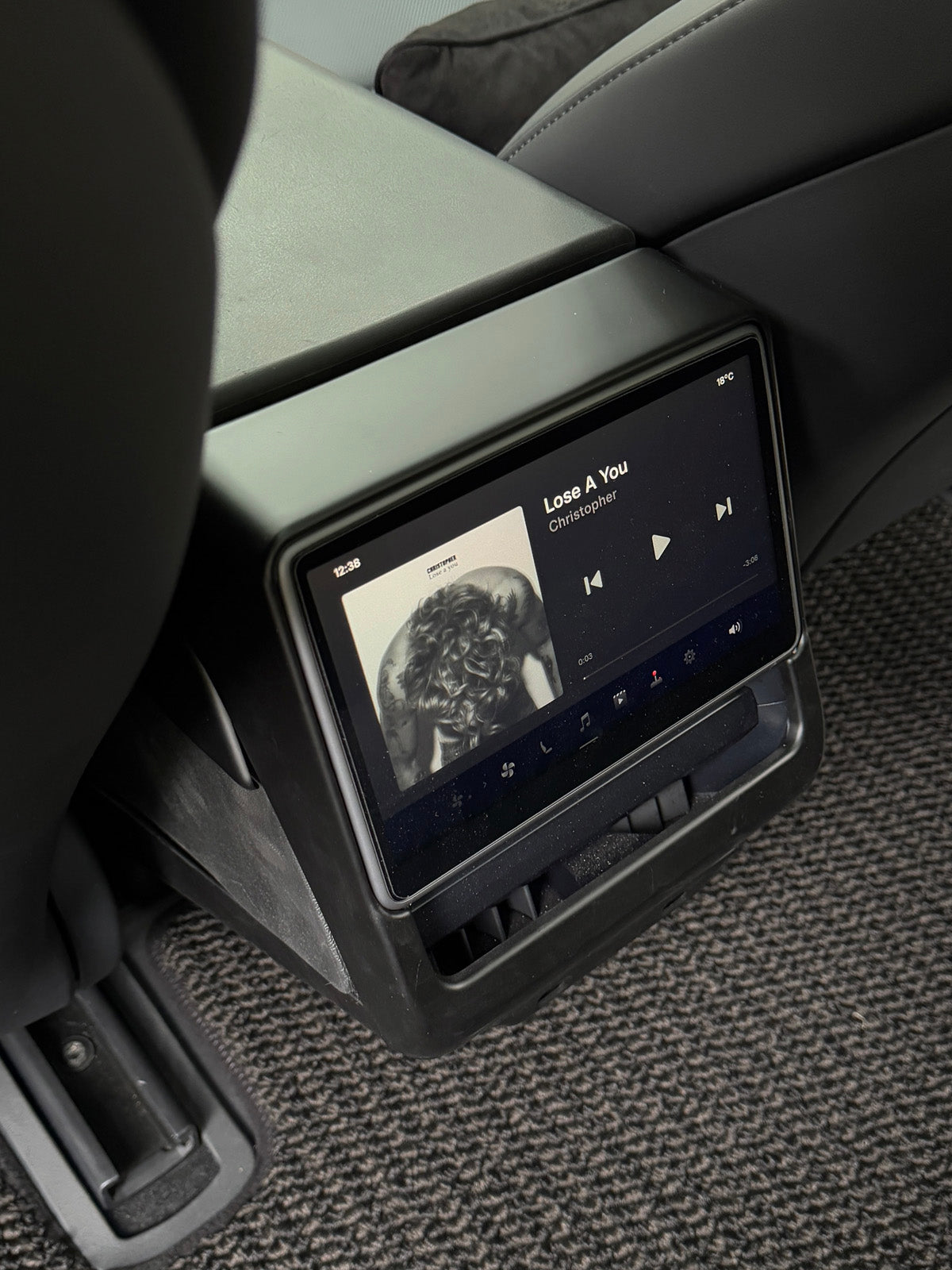 PureDeco Rear Air Outlet Cover for Tesla Model 3 Highland 24+ / Y Juniper 25+