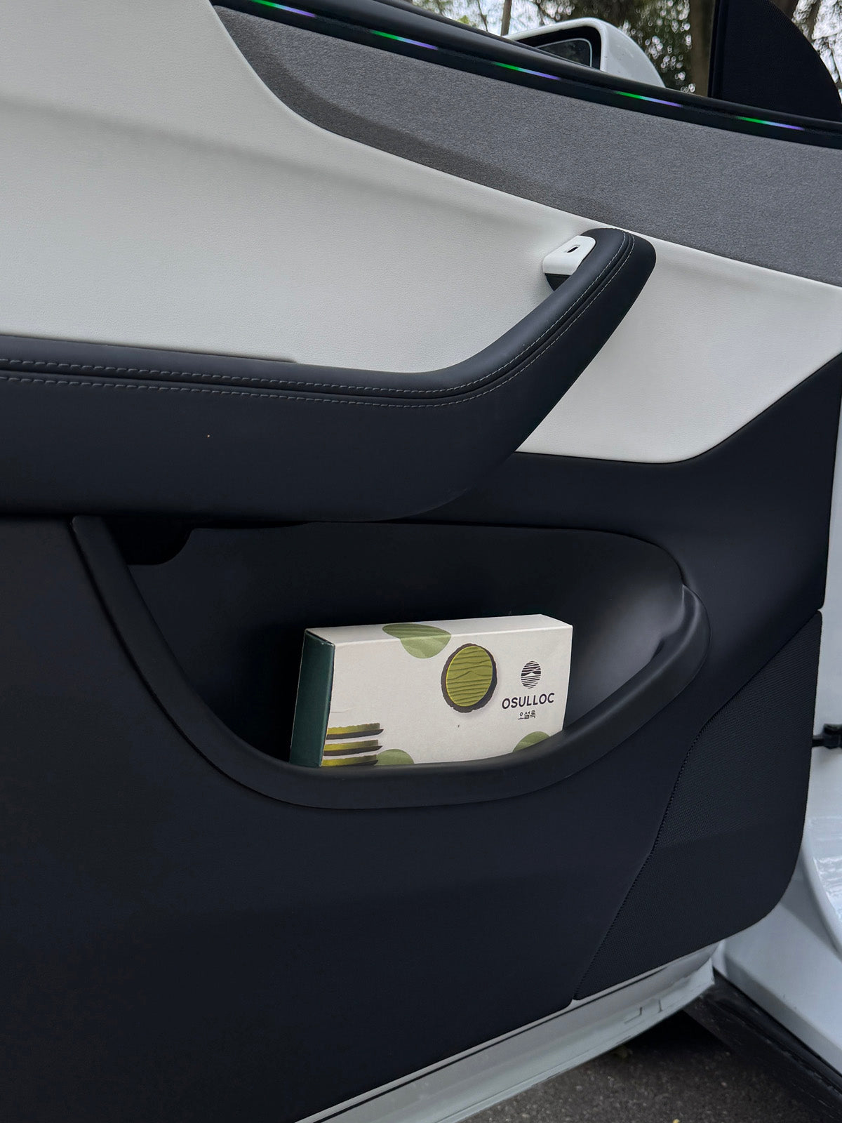 Door Side Storage Box for Tesla Model 3(21-26) / Y(20-26)