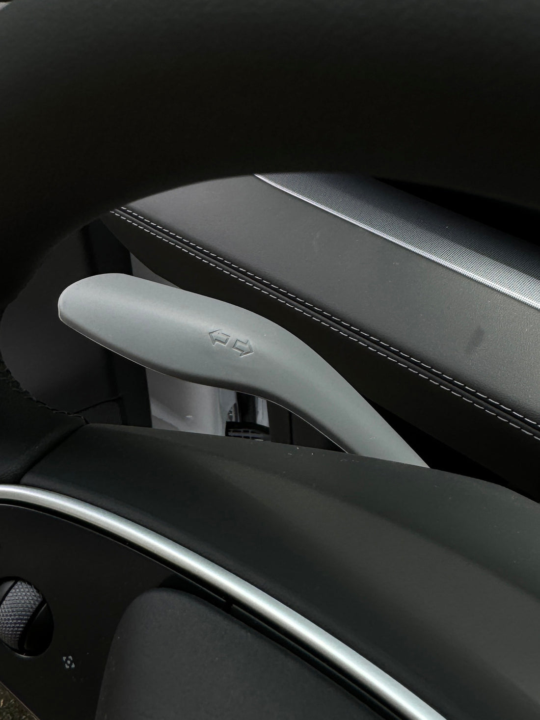 ciiyaa Steering Lever Cover for Tesla Model 3 Highland 24+ / Y Juniper 25+ / YL(25-26)