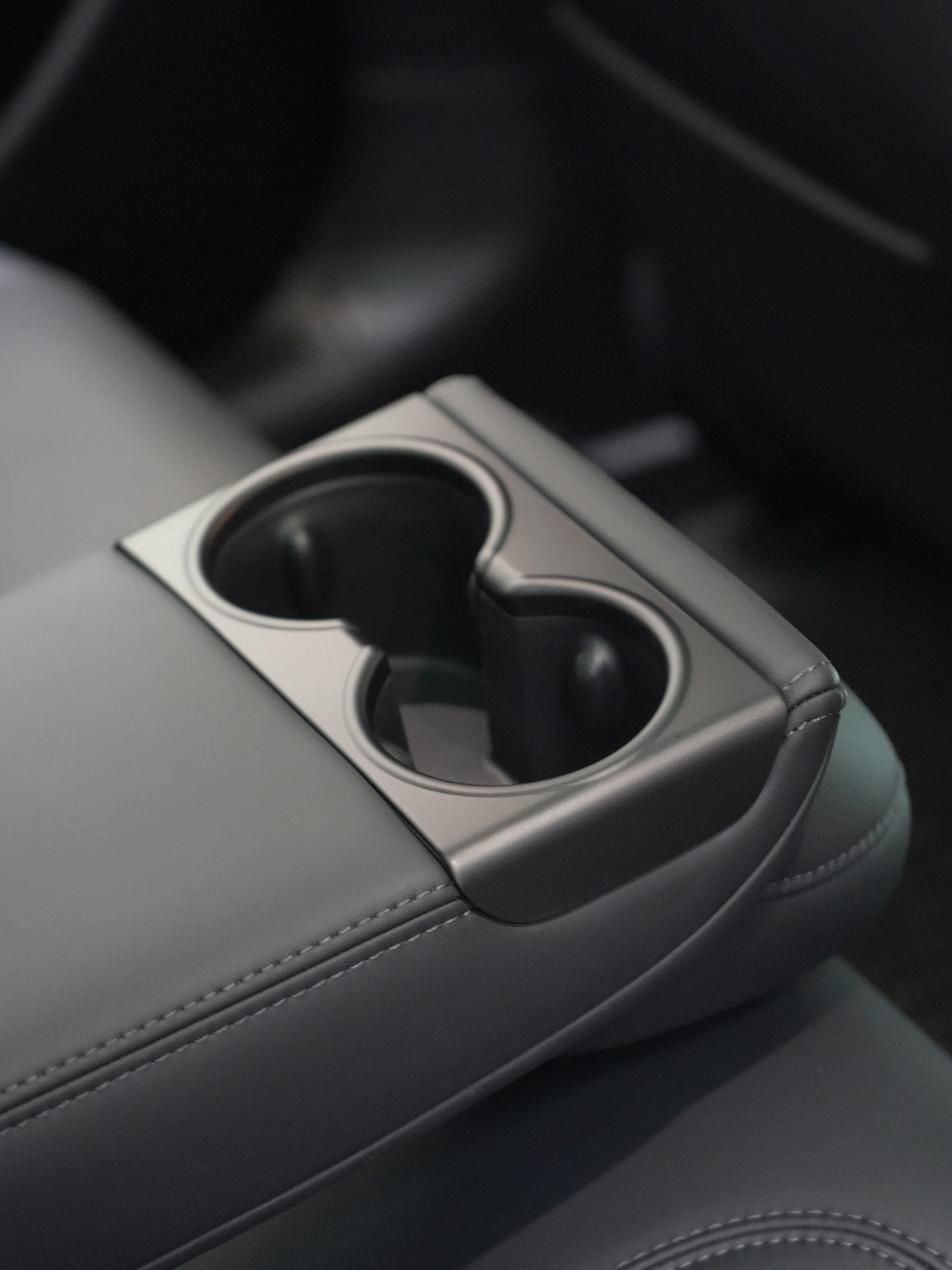 PureDeco Back Seat Cup Cover for Tesla Model 3 Highland 24+
