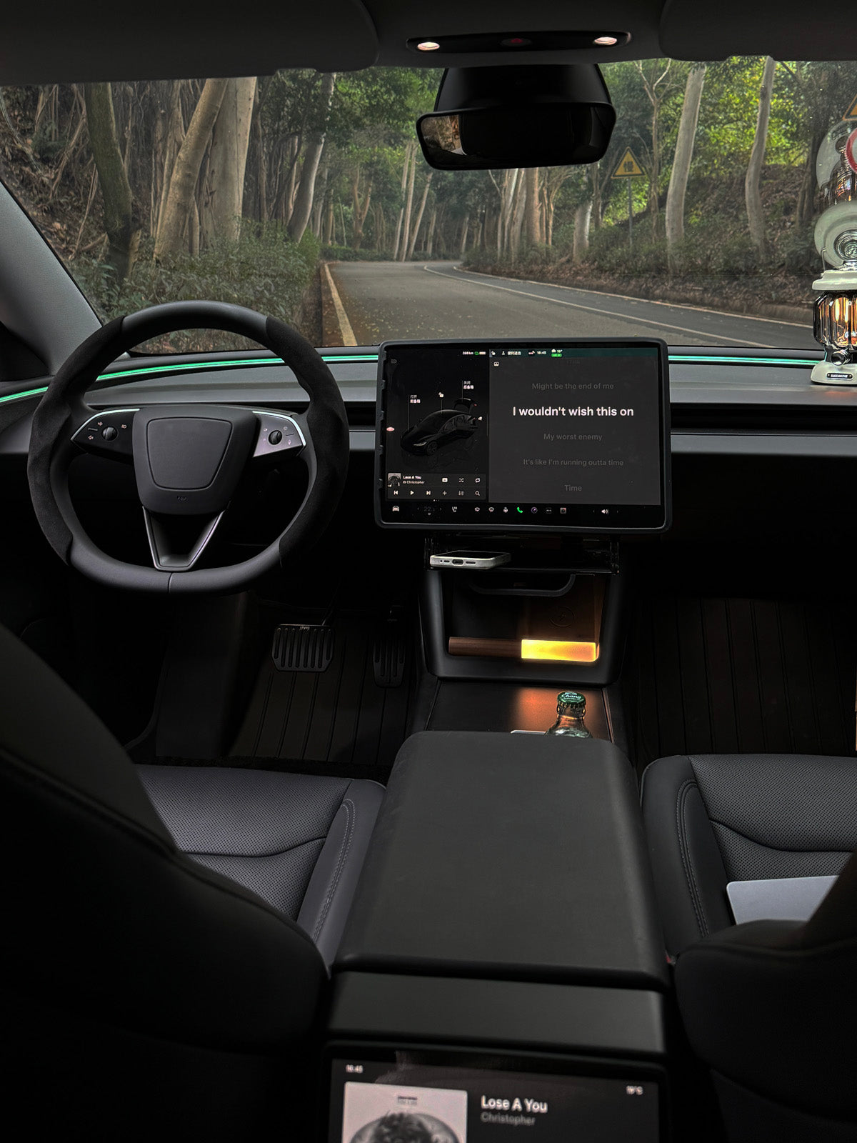 PureDeco Rear Air Outlet Cover for Tesla Model 3 Highland 24+ / Y Juniper 25+