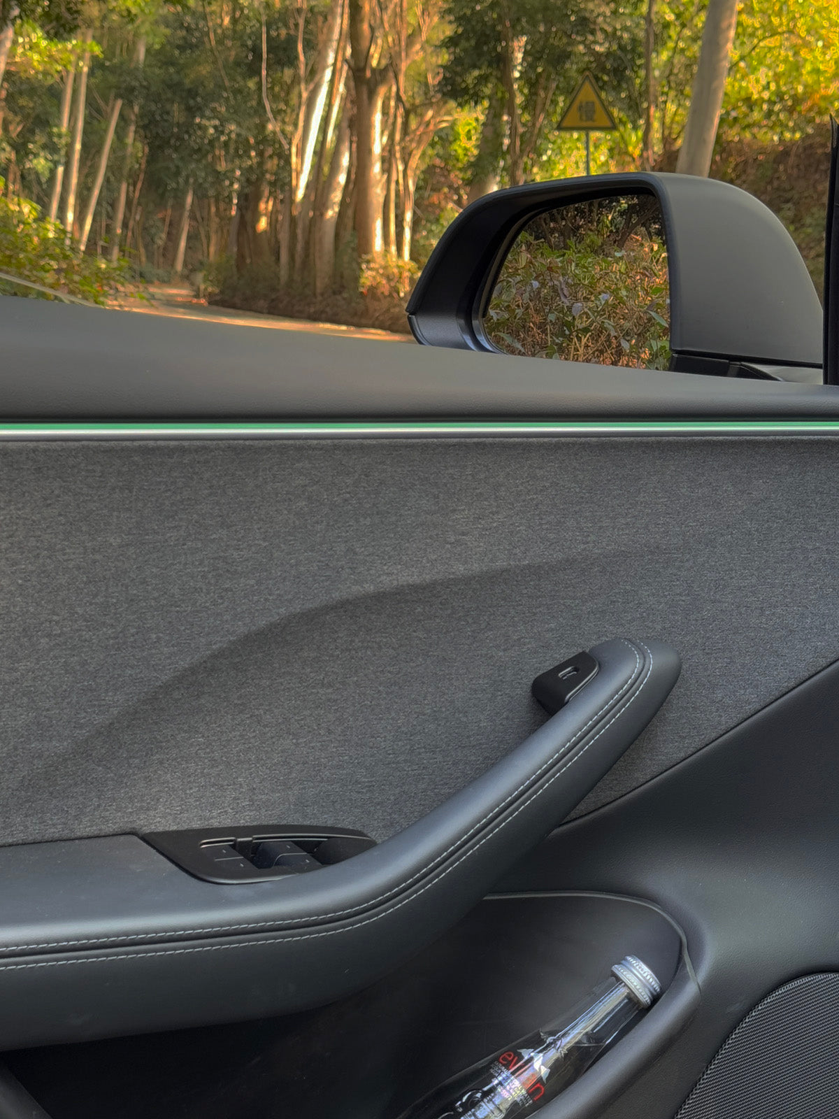 PureDeco Window Button Cover for Tesla Model Y Juniper 25+