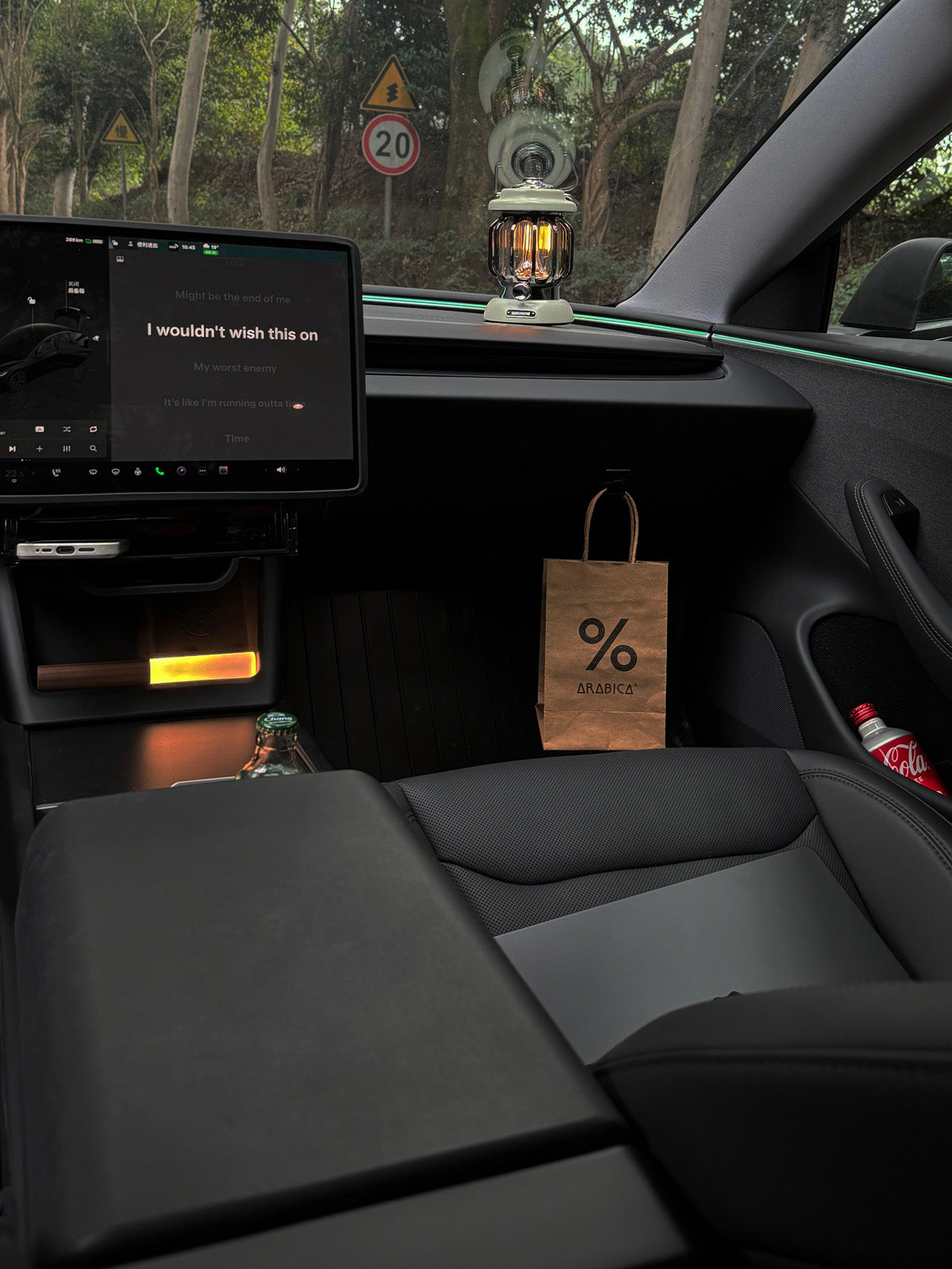 PureDeco Rear Air Outlet Cover for Tesla Model 3 Highland 24+ / Y Juniper 25+