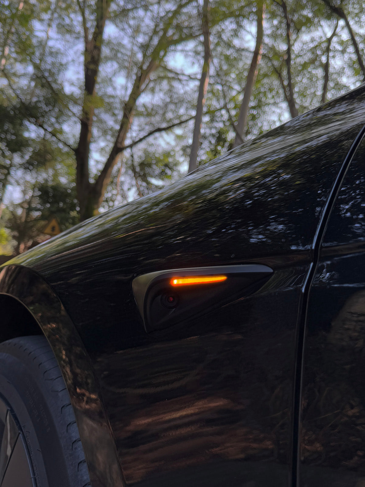 PureDeco Side Camera Cover for Tesla Model 3 Highland 24+ / Y Juniper 25+