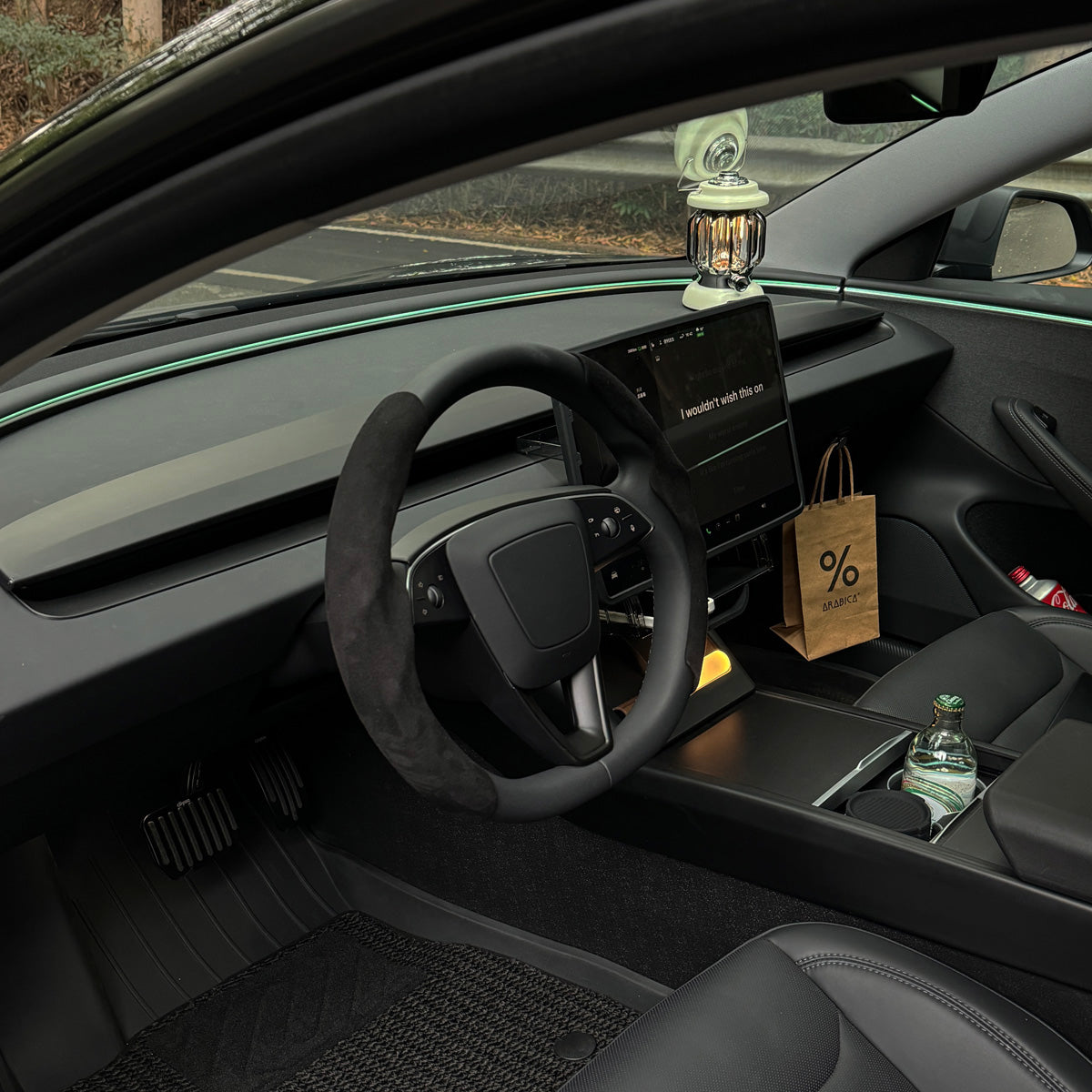 Matt Black Accessories for Tesla Model Y/3 Juniper Highland 2025/24/23