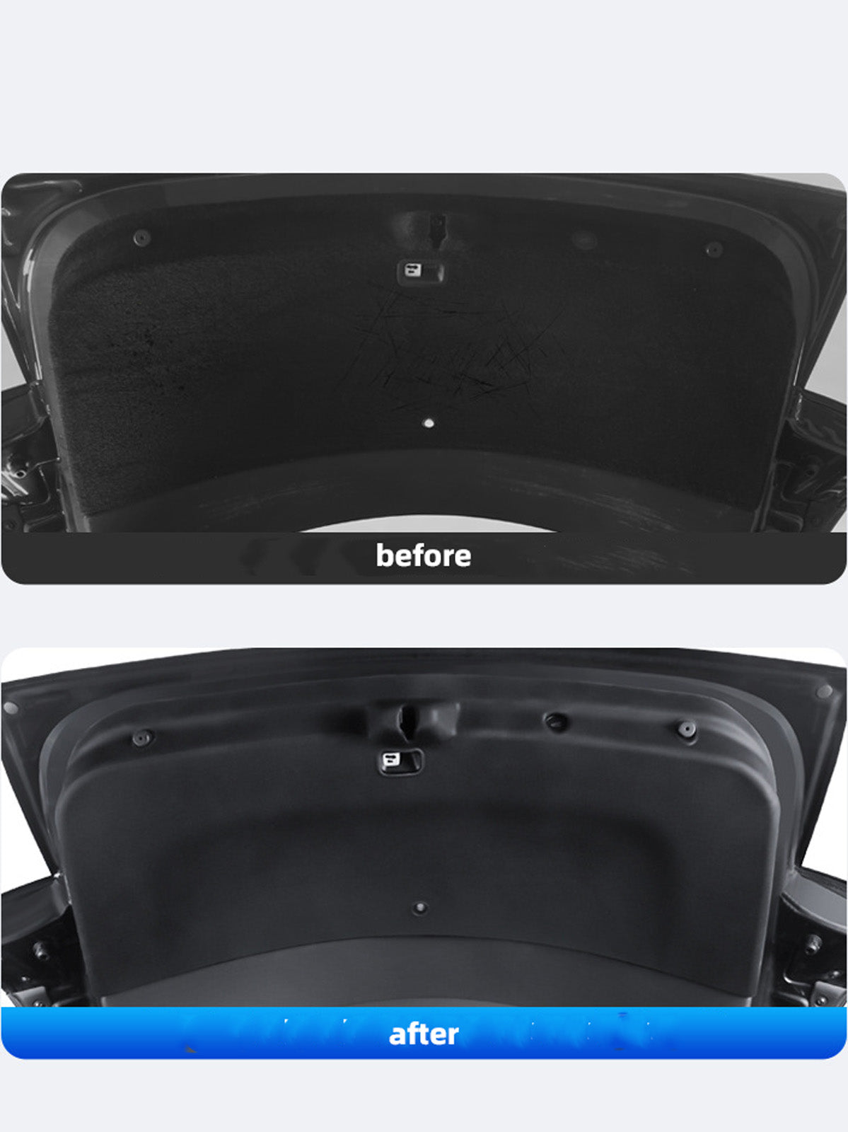 Rear Trunk Tailgate Guard for Tesla Model 3(24-26) / Y(20-26)