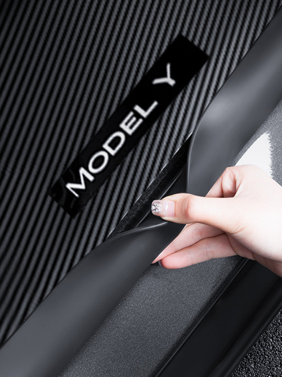 Door Sill Protector for Tesla Model 3(24-26) / Y(20-26)